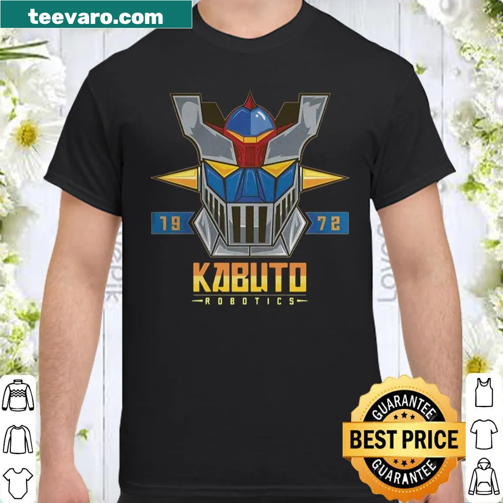Robotics-themed shirt with bold graphical design elements