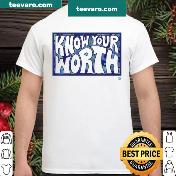 Shirt featuring the motivational phrase about self-worth