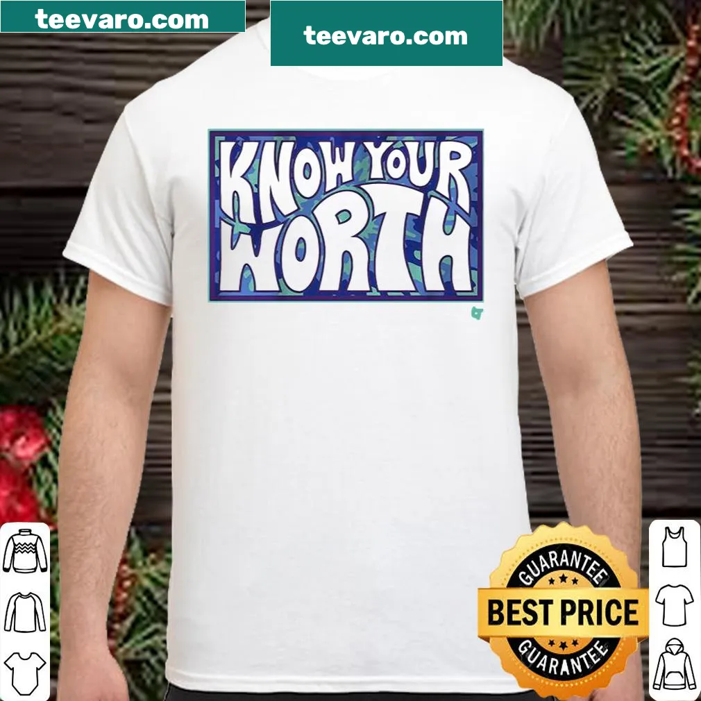 Shirt featuring the motivational phrase about self-worth