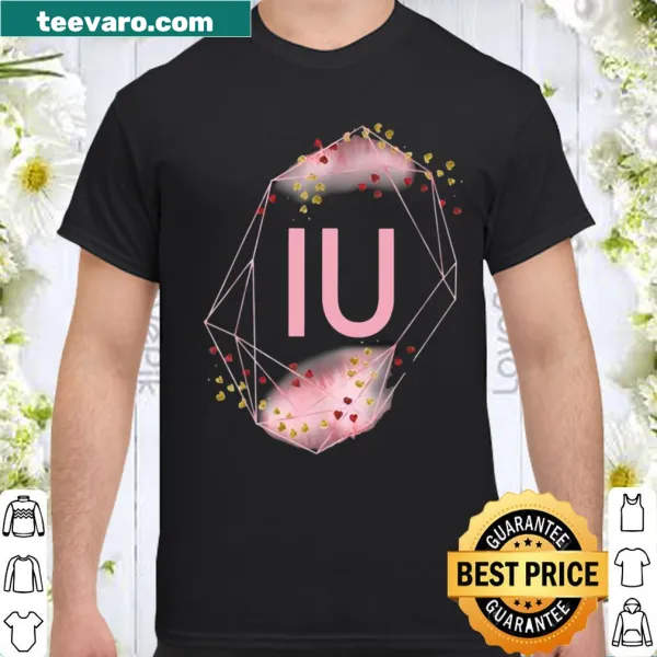 Shirt with 'I Love You' in hand letters, inspired by K-pop culture