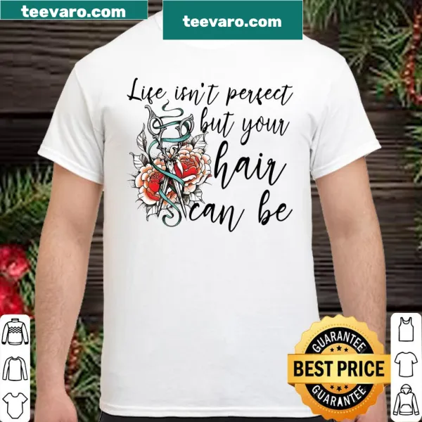 Playful shirt with humorous hair message
