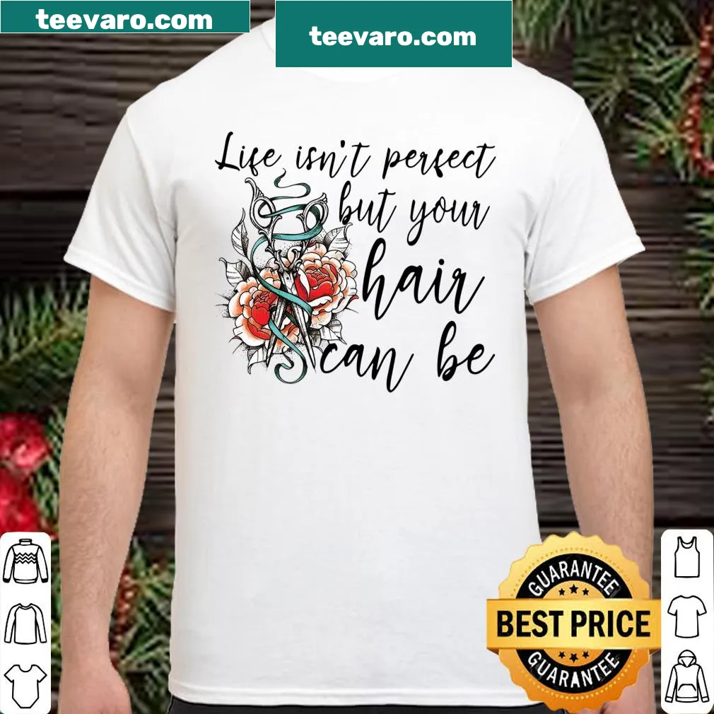 Playful shirt with humorous hair message
