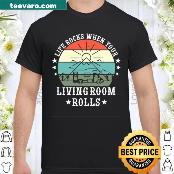 Playful shirt celebrating RV camping and outdoor living