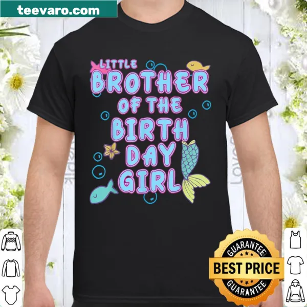 Design for little brother of a birthday girl featuring mermaid theme