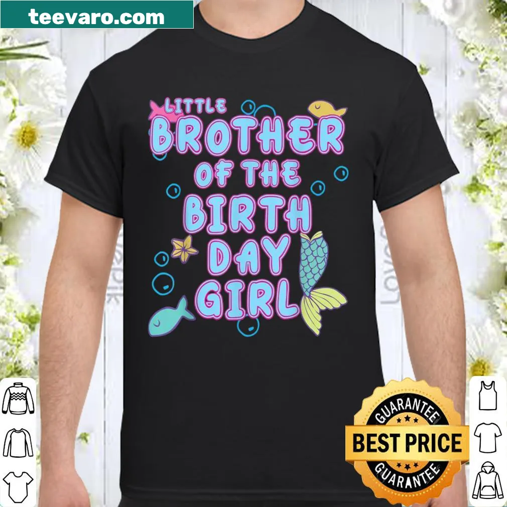 Design for little brother of a birthday girl featuring mermaid theme