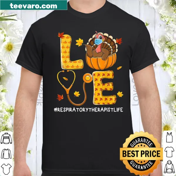 Thanksgiving shirt designed for physical respiratory therapists