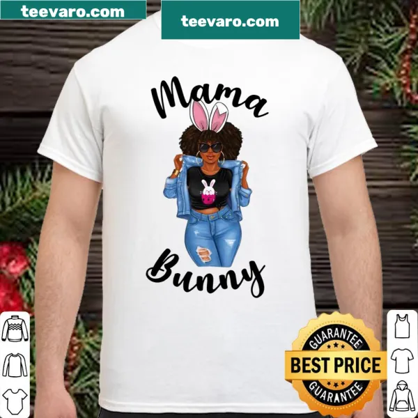 Cute Easter shirt featuring a mama bunny design