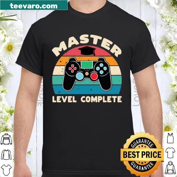 College graduation shirt with gamer theme