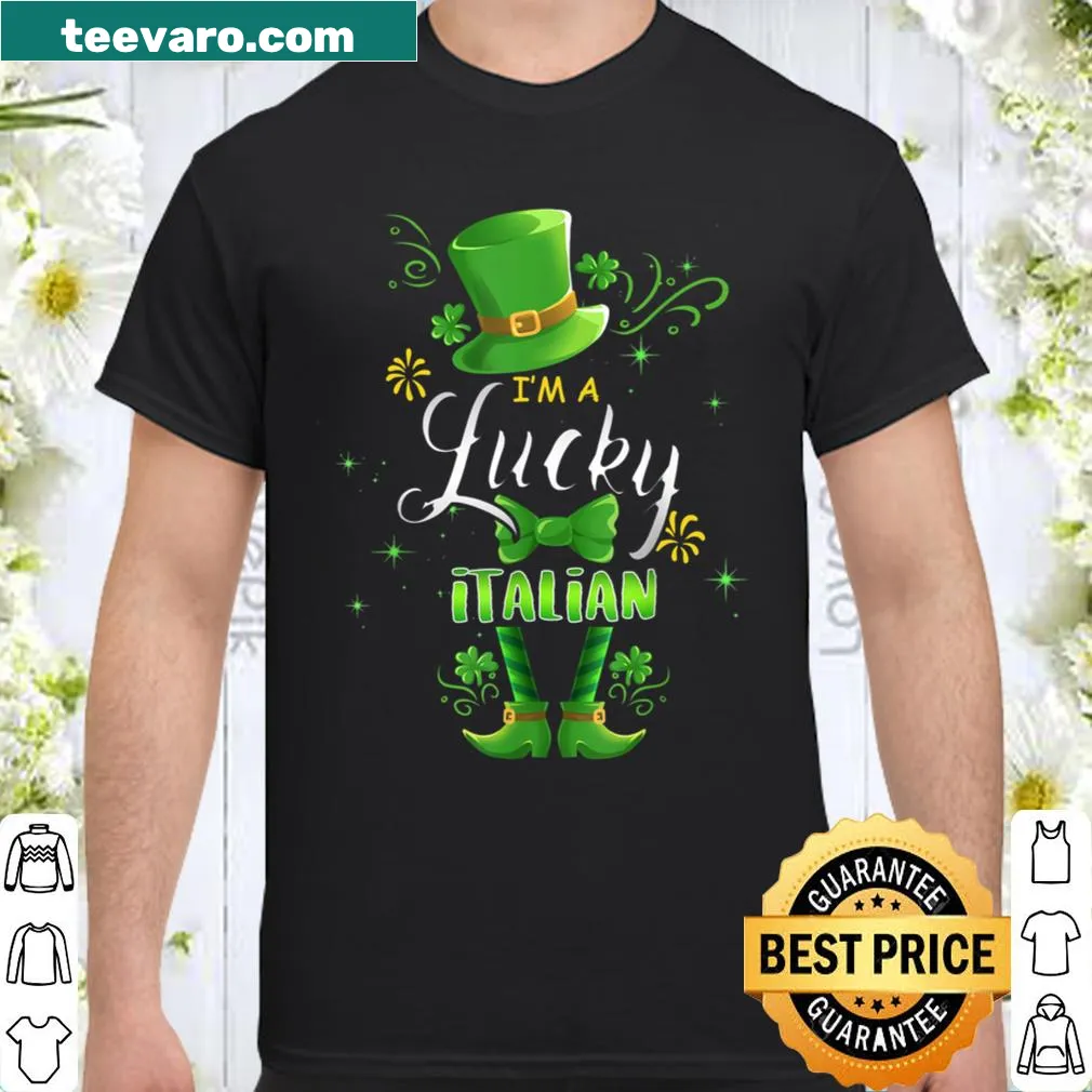 Leprechaun-themed t-shirt with text for St. Patrick's Day