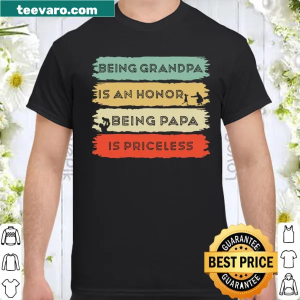 Sentimental shirt for grandpas featuring heartfelt text