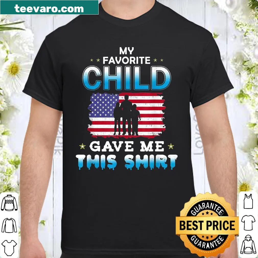Sentimental shirt for dads from their favorite child
