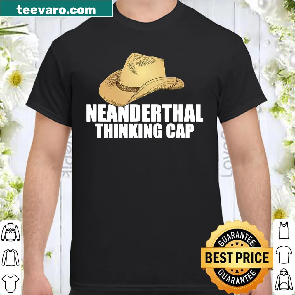 Funny shirt for men with humorous Neanderthal text