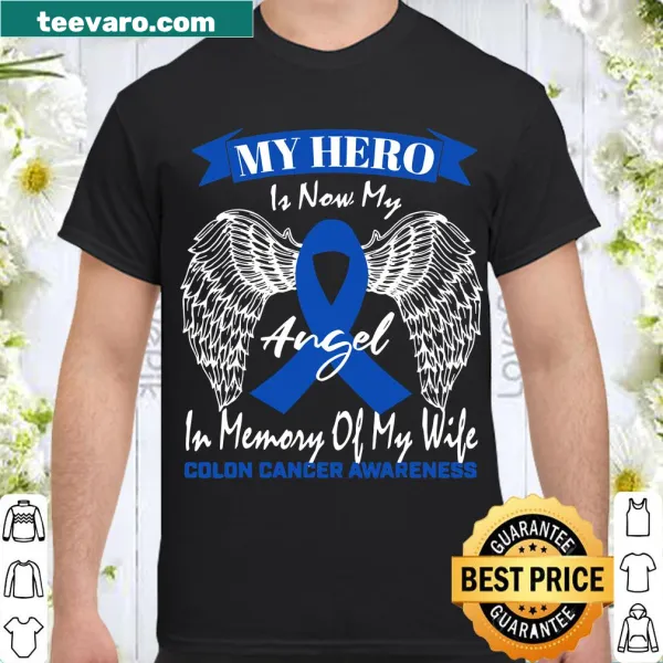 Blue ribbon awareness shirt with tribute text