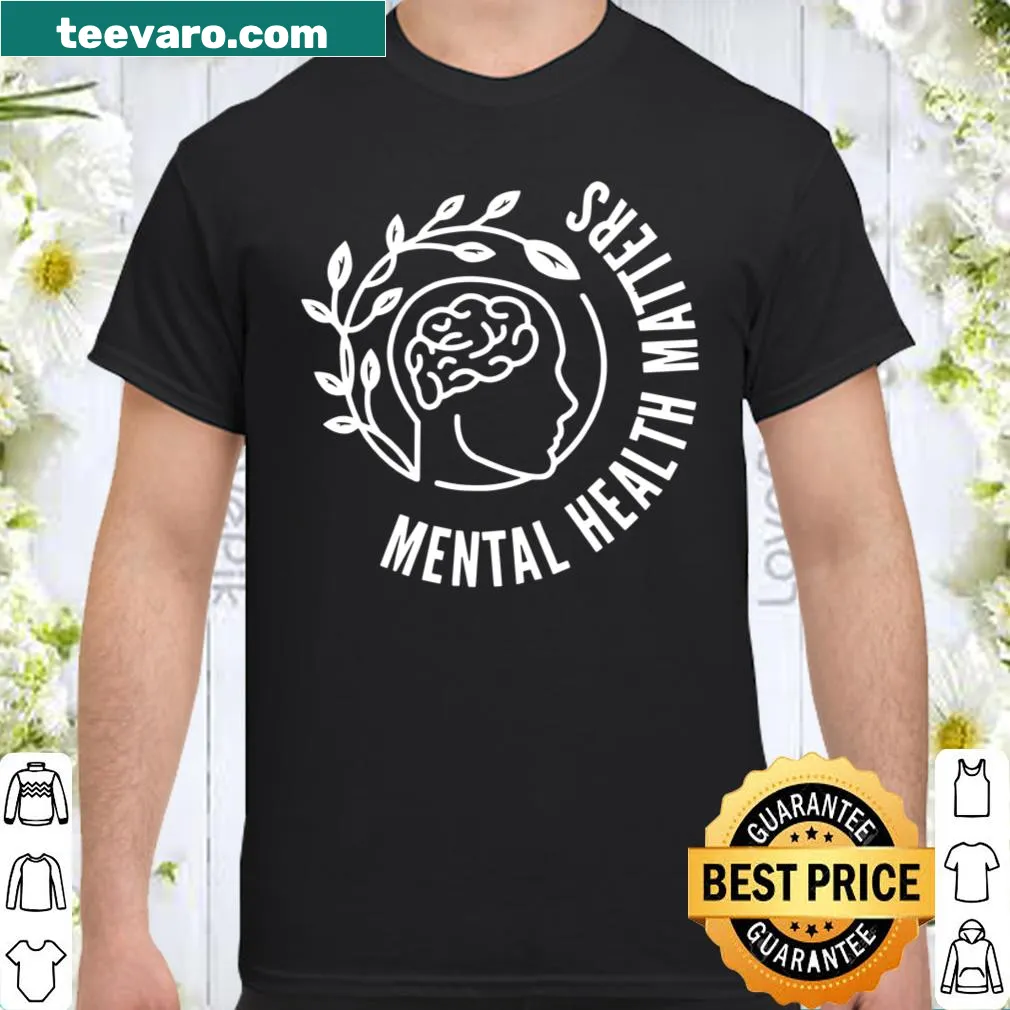 Awareness t-shirt featuring a human brain graphic