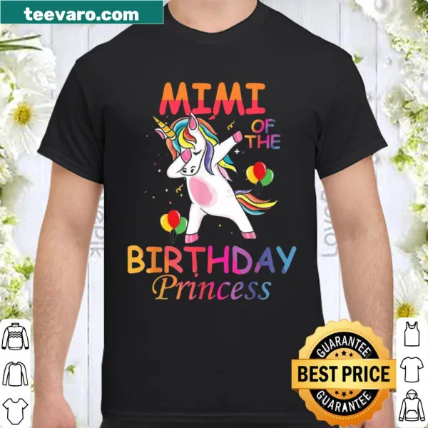 Unicorn-themed birthday shirt with whimsical text for girls