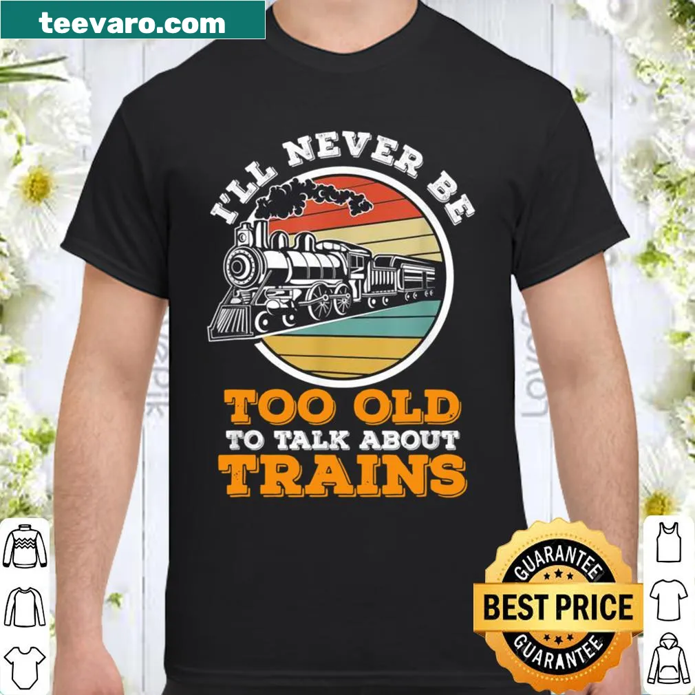 Model Train Grandpa shirt featuring bold typography