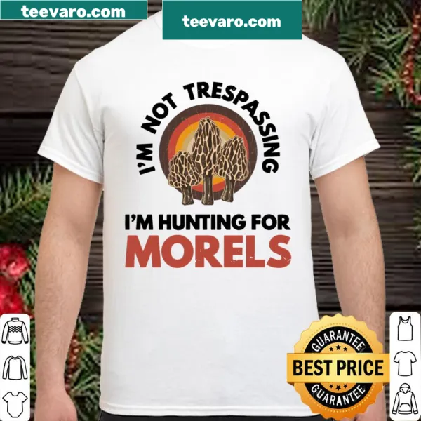 Humorous mushroom hunting graphic on a shirt for mycology fans