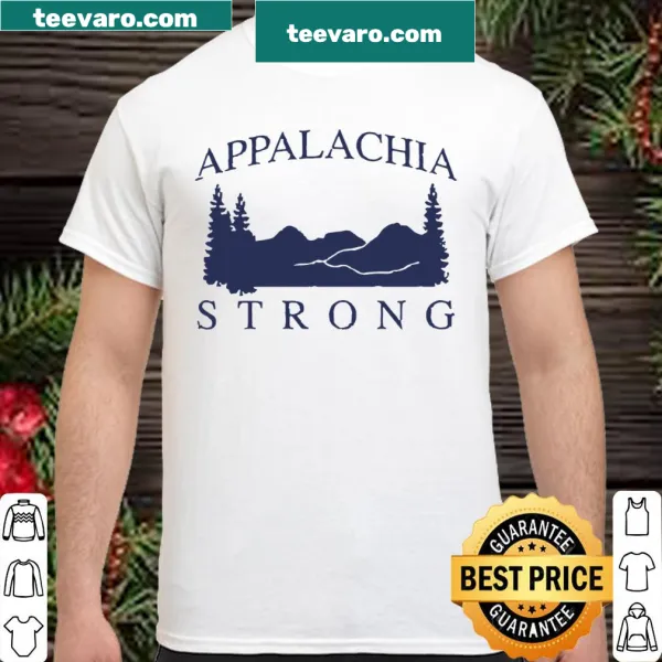 Illustrated shirt celebrating the Appalachian mountains and strength.