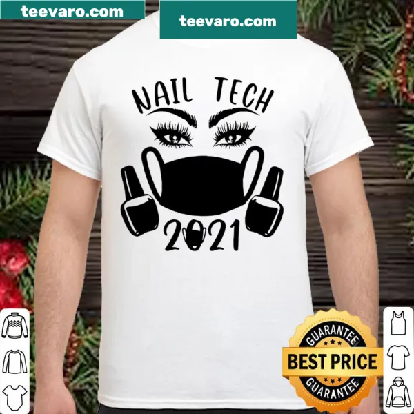 Stylish shirt showcasing pride in the nail technician profession.