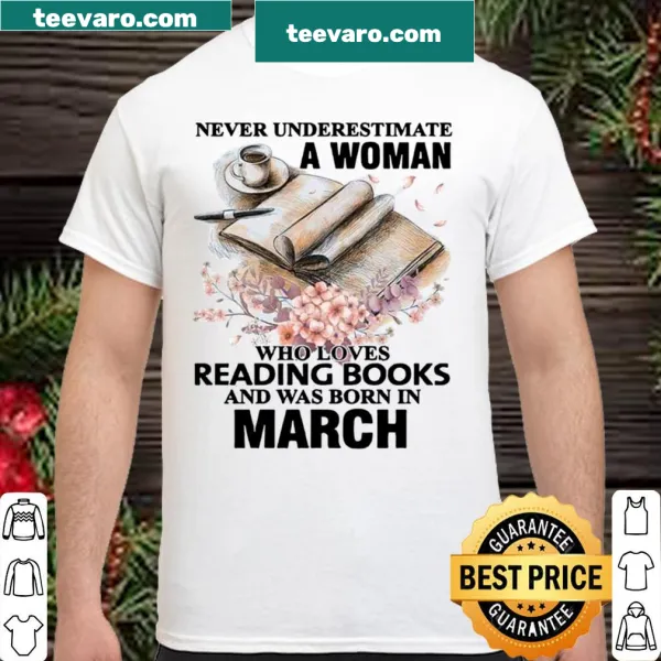 Empowering shirt celebrating women, reading, and birthdays