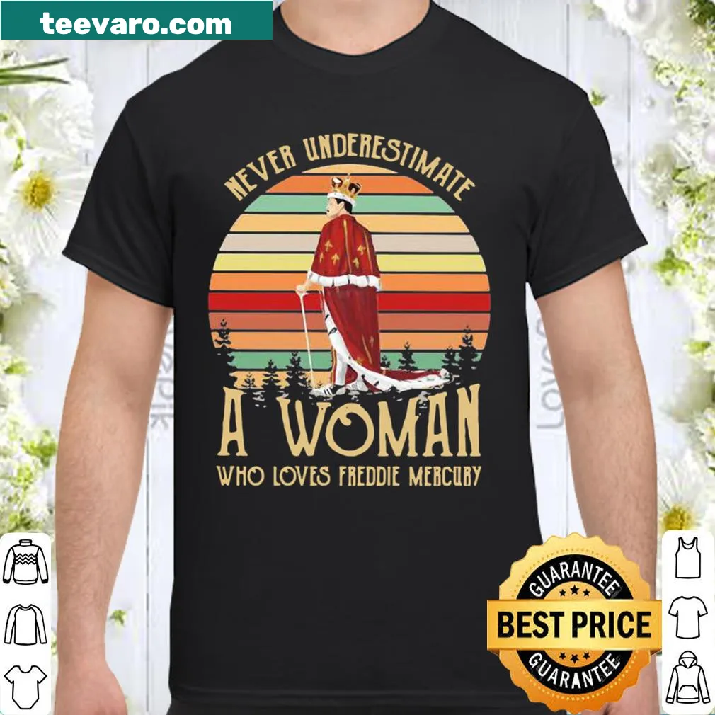 Vintage shirt honoring women who love Freddie Mercury