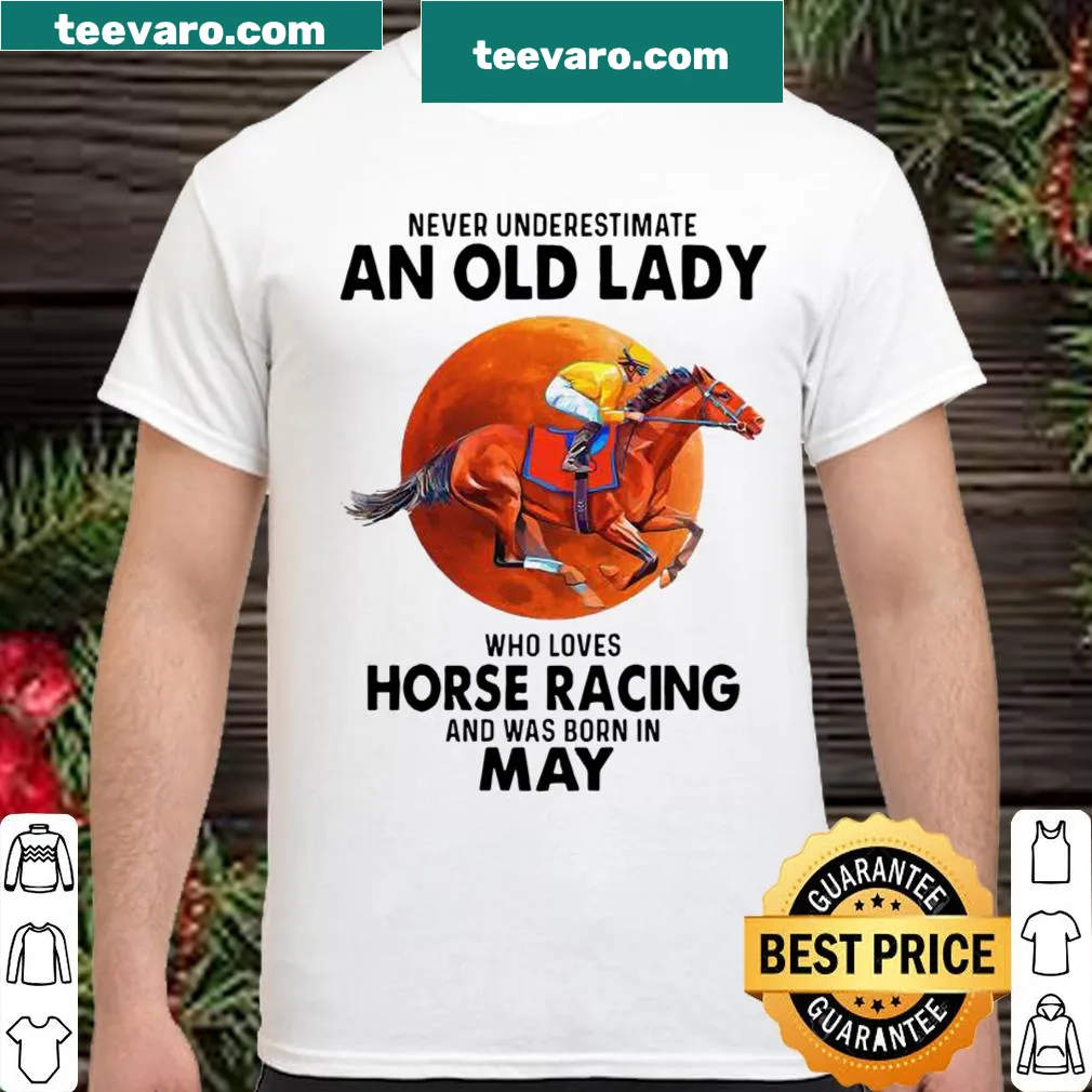 Shirt celebrating horse racing and May birthdays