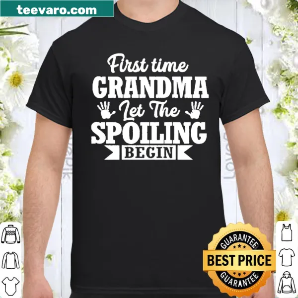 Heartfelt shirt for new grandmas with a message about spoiling grandchildren