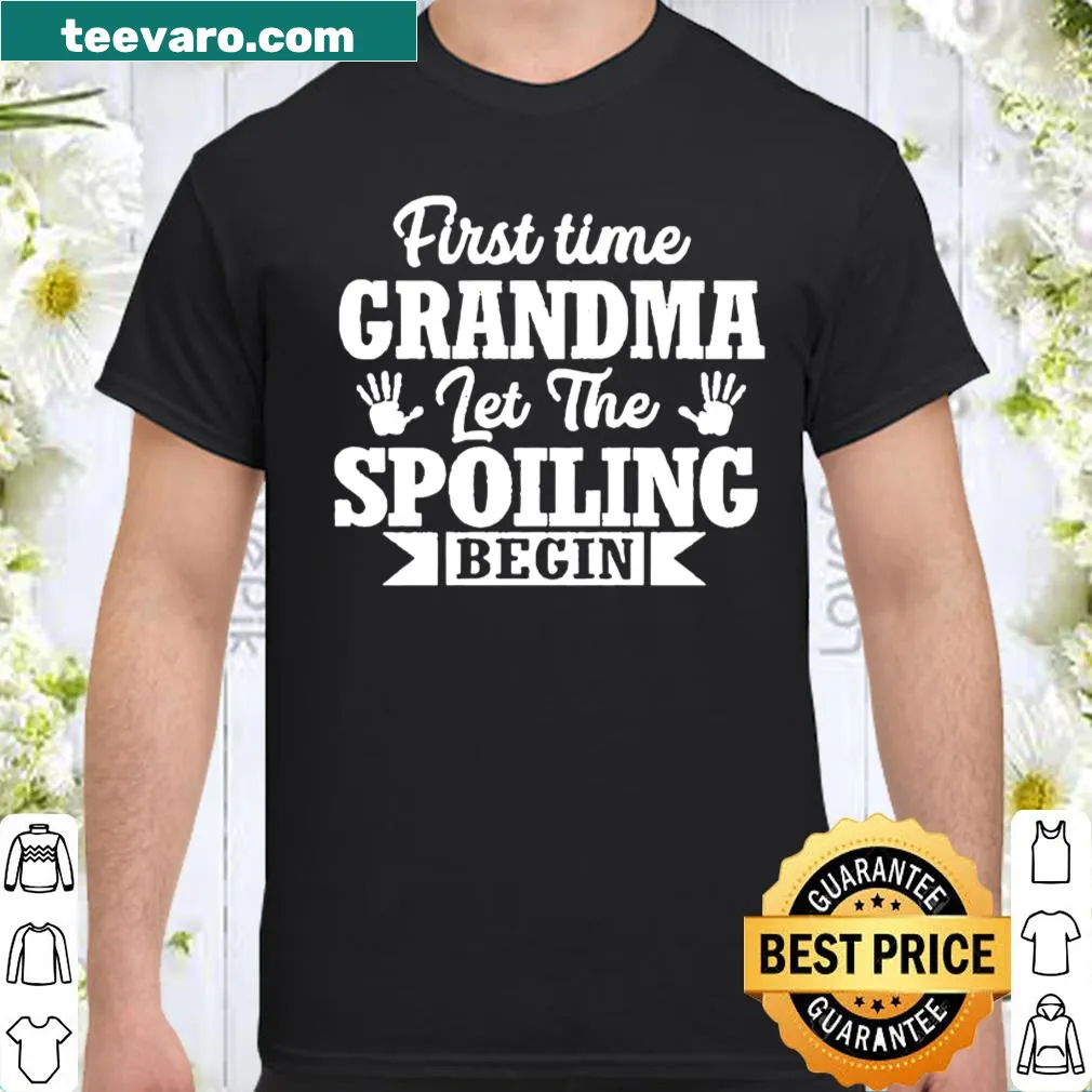 Heartfelt shirt for new grandmas with a message about spoiling grandchildren