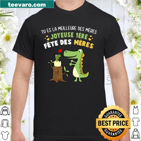 Heartfelt shirt for Mother's Day with sentiment in French
