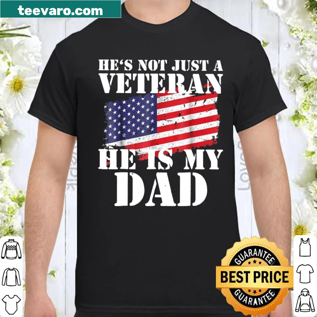 Veteran Dad shirt celebrating son and daughter relationship