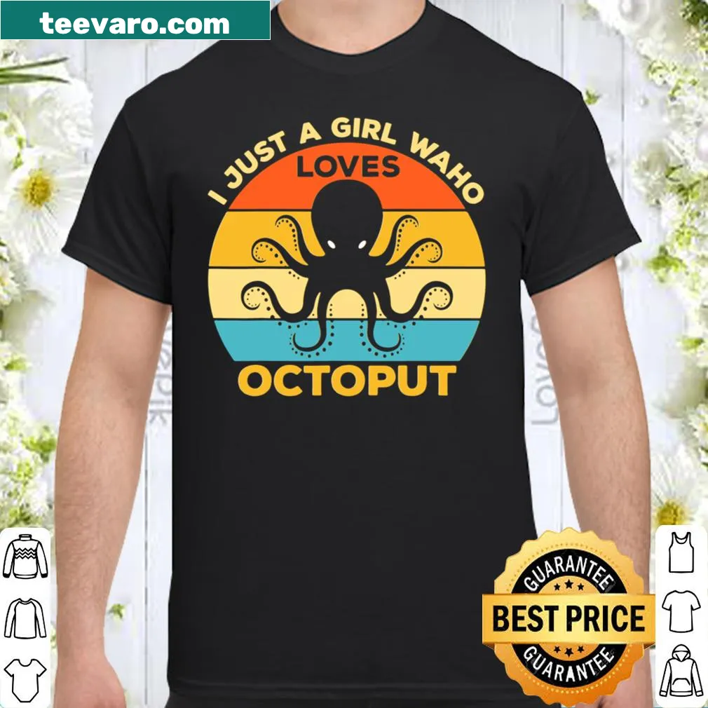 Cute shirt featuring an octopus graphic and playful text