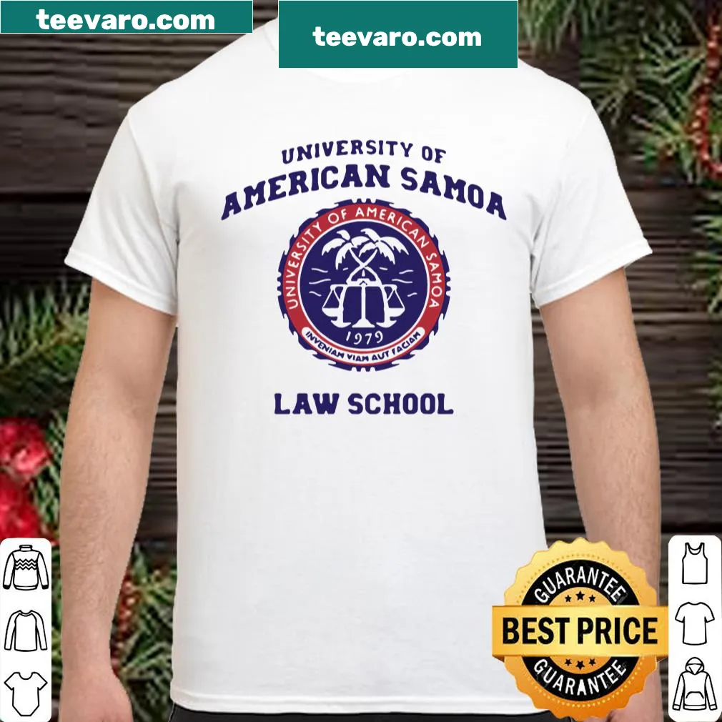 University of American Samoa Law School t-shirt with simple design