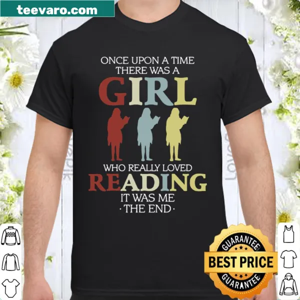 Vintage shirt featuring 'Once Upon A Time' text for readers