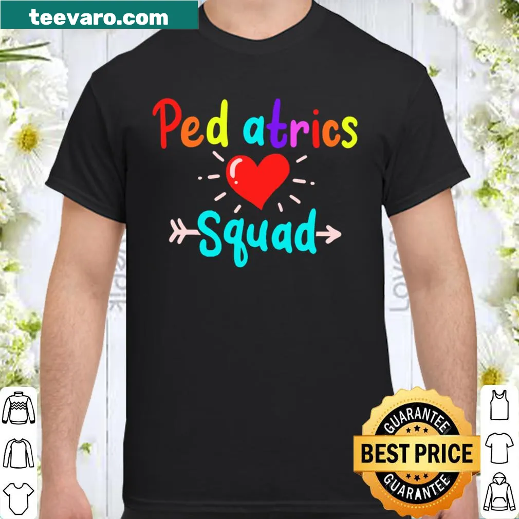 Typography shirt for pediatricians with the word Pediatrician prominently displayed