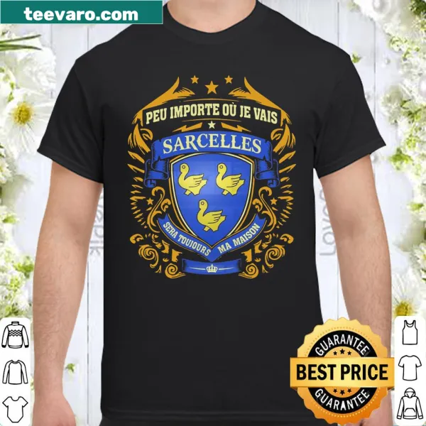 Nostalgic shirt celebrating Sarcelles, with a unique back-side print