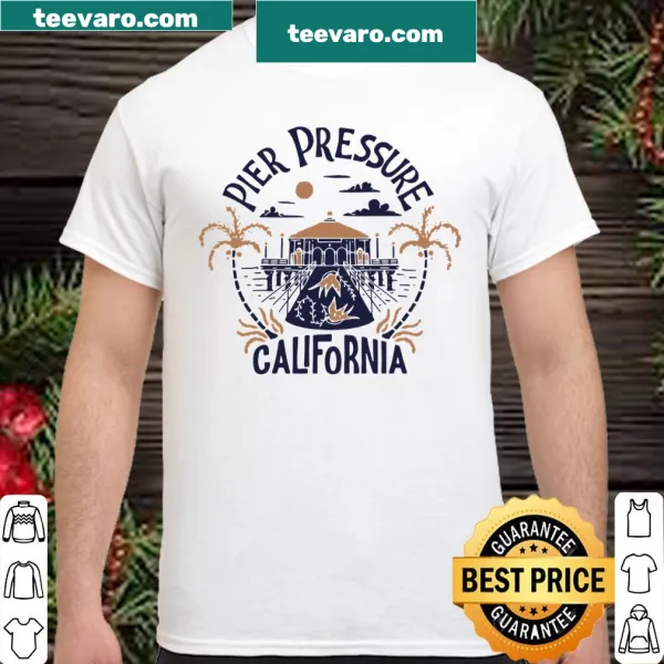 Playful 'Pier Pressure' T-shirt with bold typography design