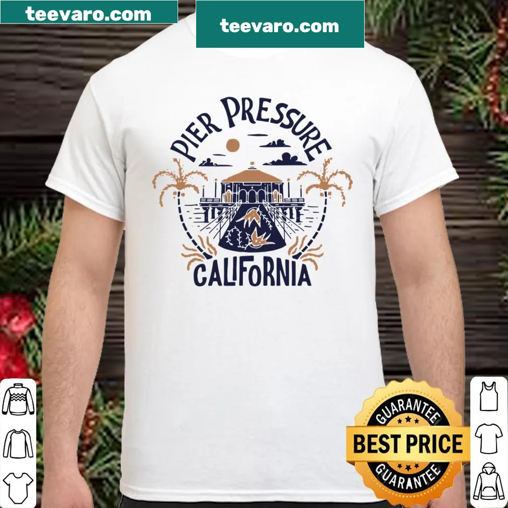 Playful 'Pier Pressure' T-shirt with bold typography design