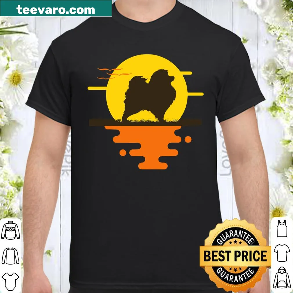 Cute Pomeranian graphic shirt for dog lovers