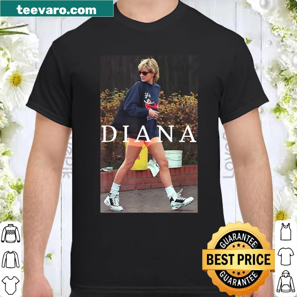 Vintage-inspired shirt honoring Princess Diana's aviation legacy