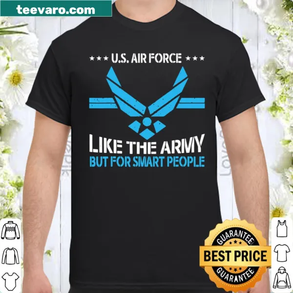 Proud Veteran US Air Force shirt with bold typography