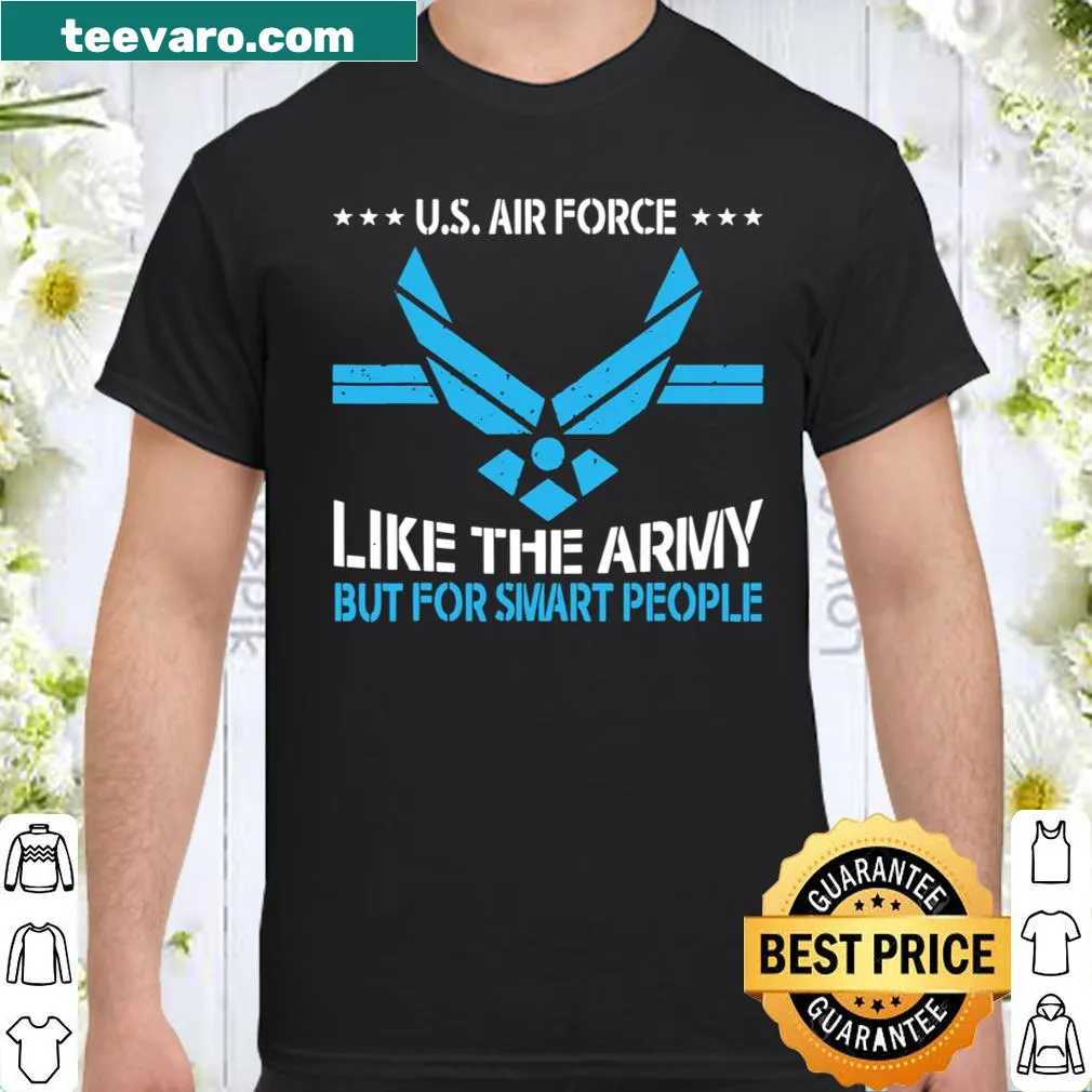 Proud Veteran US Air Force shirt with bold typography
