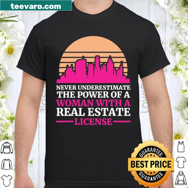 Text-based design celebrating female realtors in a stylish font