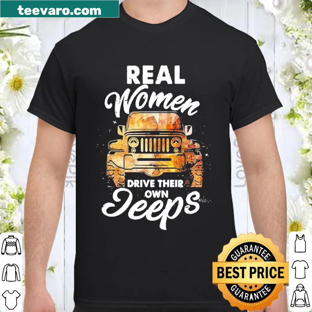 Slogan shirt for women featuring the phrase about driving Jeeps