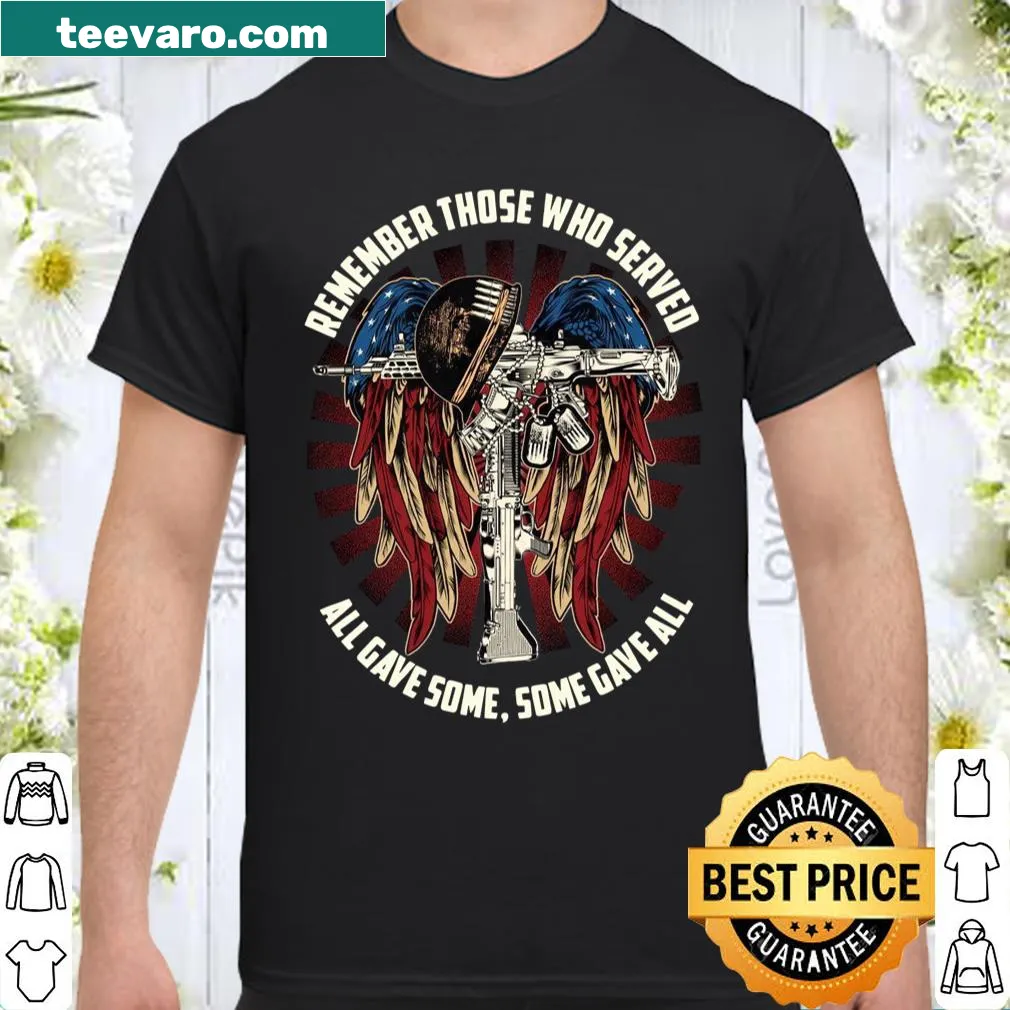 Patriotic shirt honoring military service with heartfelt text