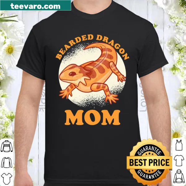 Retro bearded dragon mom shirt for reptile lovers