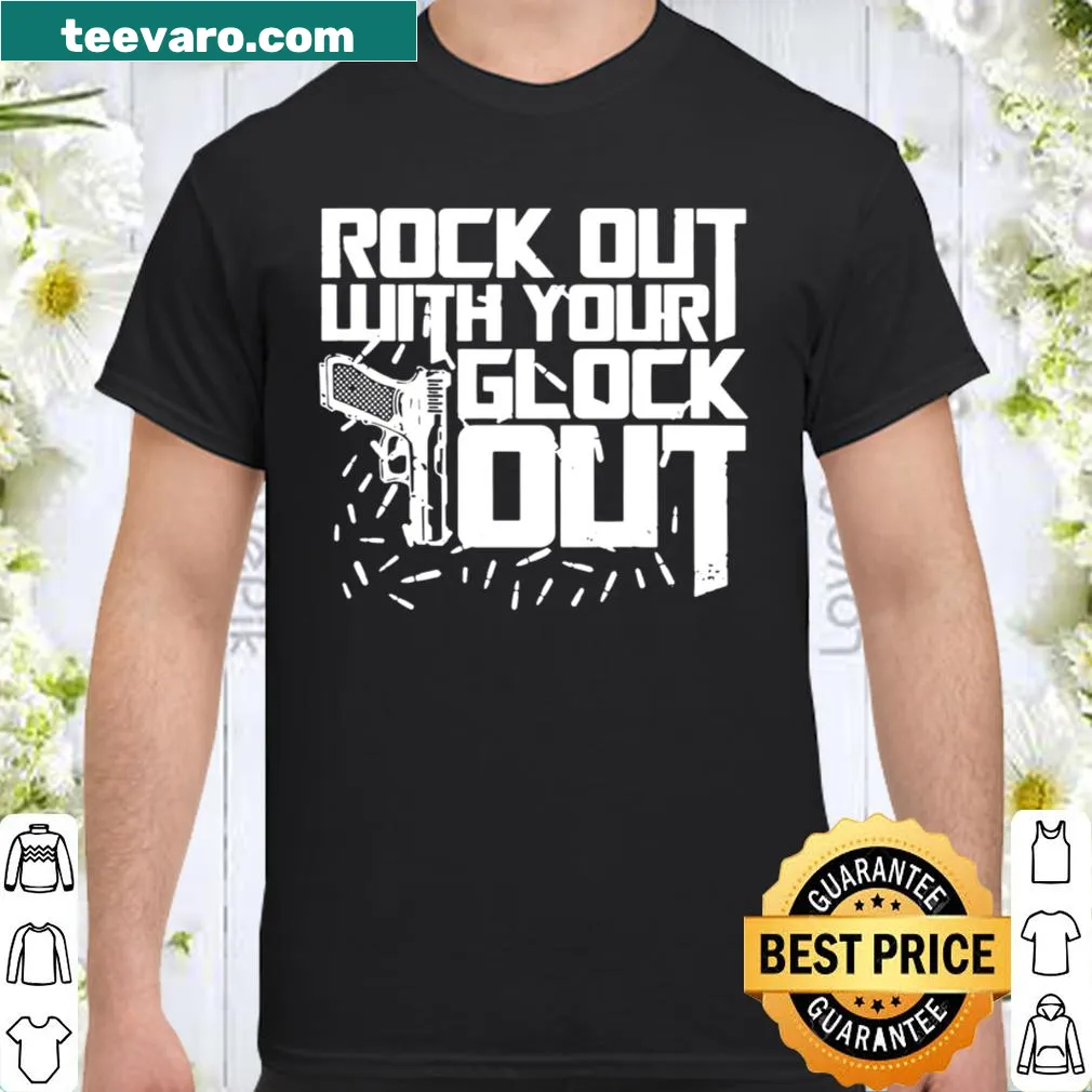 Back print of a humorous rock-themed T-shirt