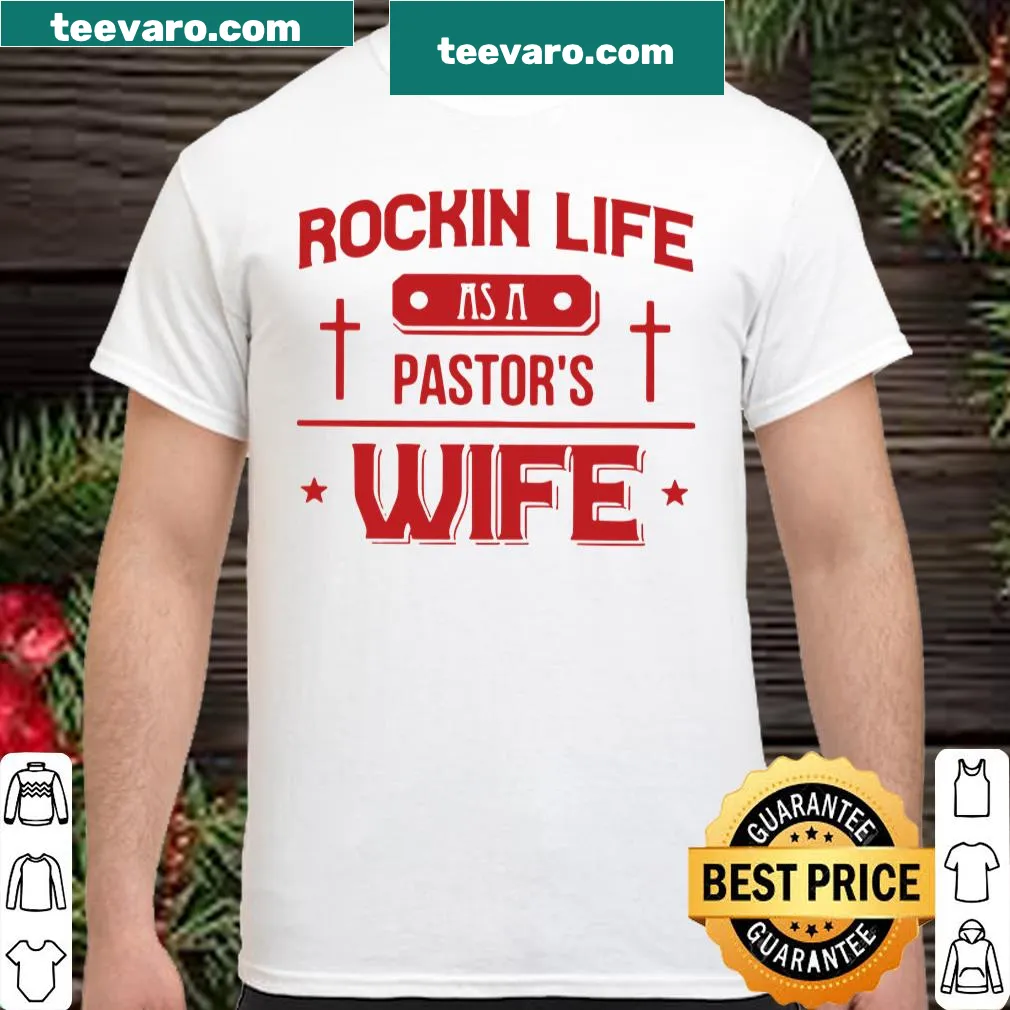 Proud shirt for pastor's wives featuring a bold statement