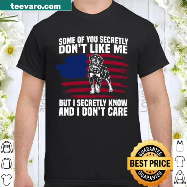 Sarcastic shirt featuring a Rottweiler and a bold statement