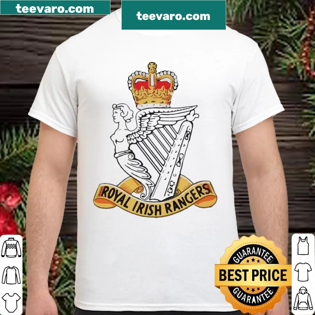 Shirt featuring a crown emblem representing the Royal Irish Rangers