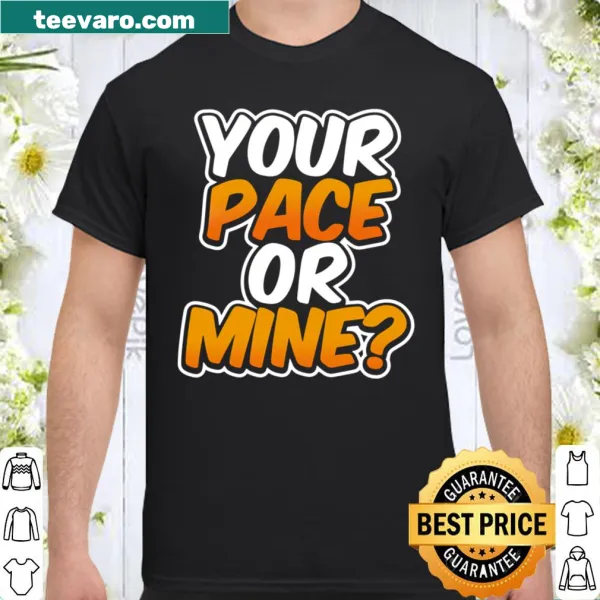 Motivational running shirt with inspirational text